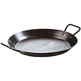 Lodge Pre-Seasoned Carbon Steel Skillet - Use in the Oven, on the Stove, on the Grill, or Over a Campfire - 15 Inch
