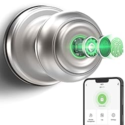 GeekTale Fingerprint Door Lock, Smart Door Knob