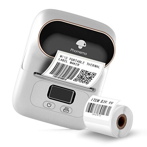Phomemo M110 Bluetooth Label Maker Machine for iPhone & Android Phones