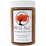 Wild Soil Almond Butter, Higher Protein, Distinct and Superior to Organic, Patent Pending Technology that Regenerates Soil, H