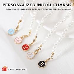 Letter Charm for Stanley Cup，Pearl Chain