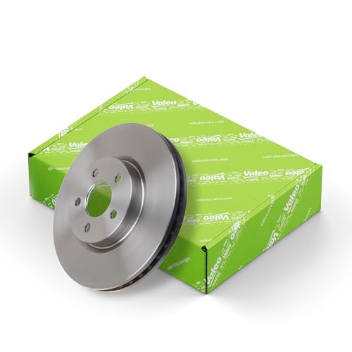 VALEO - Oiled brake discs - 186603 - Box of 2 ventilated discs - Front axle - Similar to OE design and quality - Valeo, Braking expert since 1923