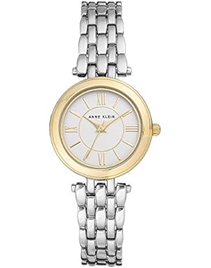 Women's Silver-Tone Bracelet Watch 28mm AK/2421SVTT