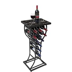 Sorbus® Marble Wine Rack Console Table