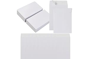 100 Pack Seed Envelopes Self-Adhesive Small Coin Envelopes Seed Storage Packets for Garden, Office or Wedding Gift (White, 3 