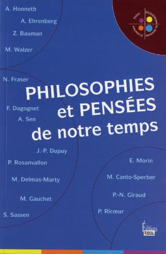 Philosophies et pensées pour notre temps