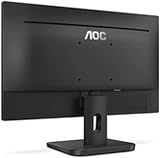 AOC 24E1Q 24" FHD IPS Monitor 60Hz 5ms Frameless Speakers HDMI VGA DP Black view 3