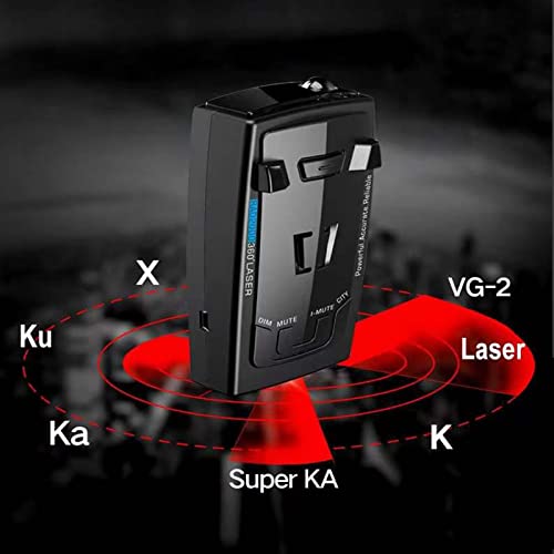 [New Upgrade] Radar Detectors for Cars, 360-Degree Monitoring Long-Distance Remote Warning, Full-Band Monitoring, Voice Prompt, Away from Fines - RD1000