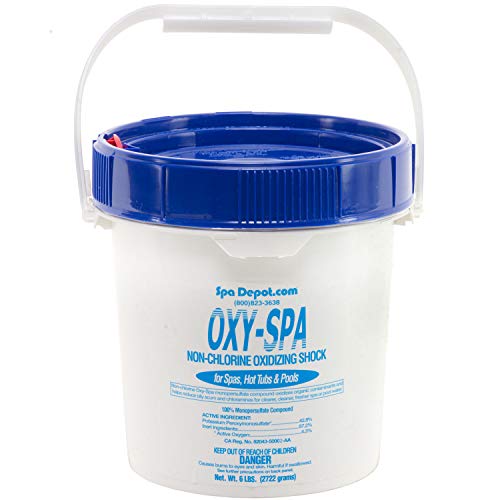6 lbs. OxySpa NonChlorine Hot Tub & Pool MPS Oxidizing Shock [6 Pail