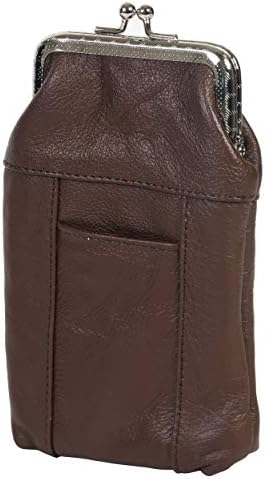LB LEATHERBOSS Genuine Leather Slim Cigarettes Case Holder Pack Regular or  100's & Lighter Pocket with Metal Twist Clasp, Brown price in UAE | Amazon  UAE
