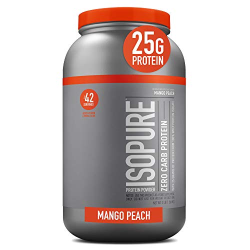 Isopure Whey Isolate Protein Powder with Vitamin C & Zinc for Immune
