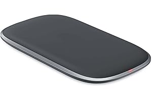 Graphit XL Qi Wireless Charger 10W Fast Charging Pad, 3-Coil Wireless Charging Base, 7.5W / 10W / 5W Wireless Charger for Qi-