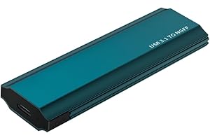 Beuiouer M.2 SSD HDD Enclosure 10Gbps USB3.1 to Type C External Hard Drive Case for Support 2230 2242 2260 2280 NGFF