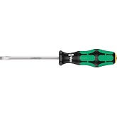 Wera 05007610001 Kraftform Plus 334 Slotted Screwdriver, Lasertip, 5mm Head, 4" Blade Length