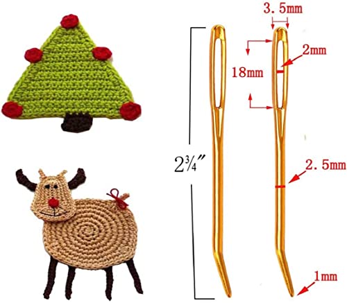 Yarn Darning Tapestry Large Sewing Big Eye Weaving Crochet Wool Blunt Needles Needle