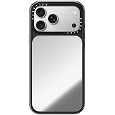 CASETiFY for iPhone 18 Pro Max Case - Mirror Compatible with MagSafe | Reflective | 8.2 ft. 4x Military Grade Drop Protection | Silver on Black