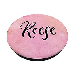 Reese name Black on Pink - Reese