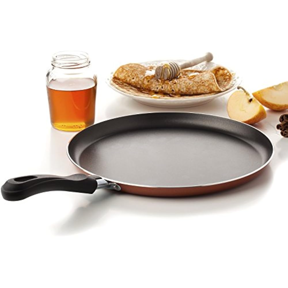Large Crepe Pan 10 Inch Nonstick Coating And Bakelite Handle Easy