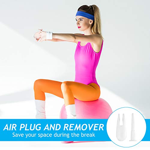 16 Exercise Ball Plug Replacement Kit with Needle, Nozzle, Extension