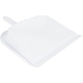 SPARTA Handheld Dustpan with Handle, Cleaning Essentials for Home and Commercial Use, 10", White
