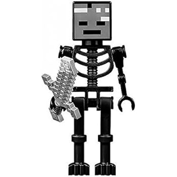 Amazon.com: Lego Minecraft Wither Skeleton Minifigure with 
