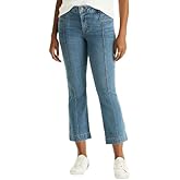 Nautica Women's Denim Demi-Bootcut Cropped Flare Jeans