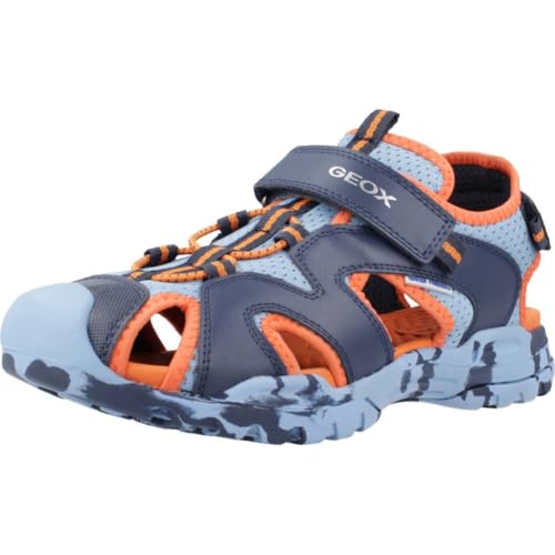 Geox JUNIOR J BOREALIS BOY SANDALS LT BLUE/ORANGE 37_EU