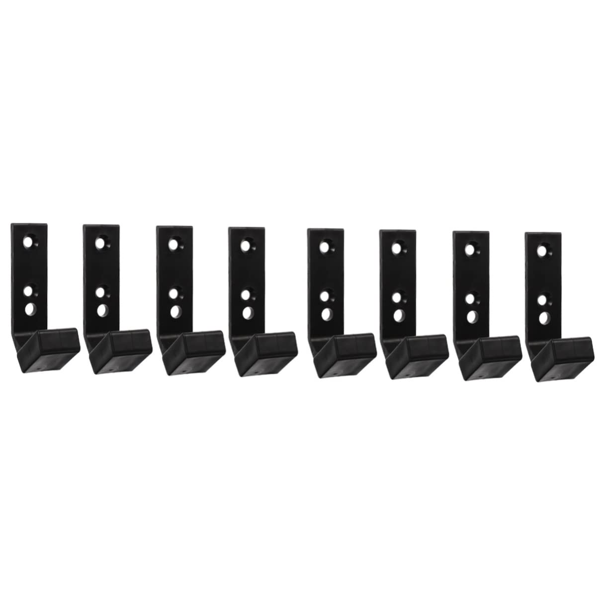 Barbell Support 8 Pcs Barbell Stand Storage Hangers Wall Mounted Hooks Wall Shelf Brackets Wall Mount Barbell Rack Barbell Storage Rack Dumbbell Pole Storage Rack Dumbbell Rack