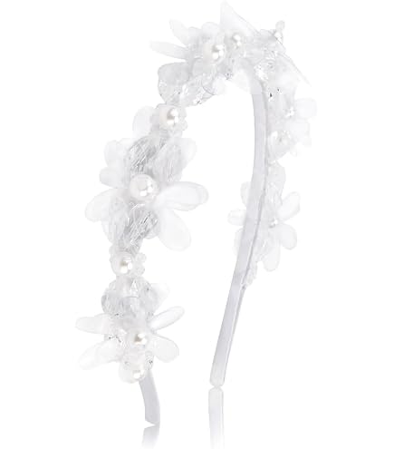 Amazon.com : Yheahin Elegant Chiffon Flower Headband with  display picture 1