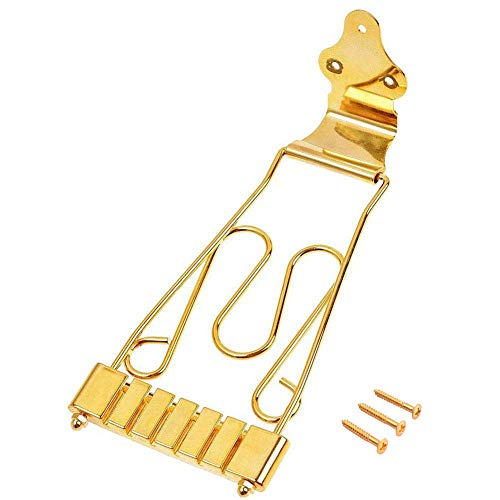 Timiy Guitar Trapeze Tailpiece Bridge for Jazz Archtop Guitar