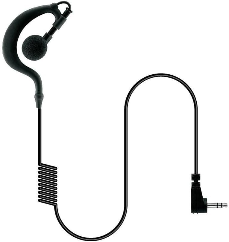 2.5mm Jack Listen Only G-shaped Talkabout Cobra TLKR 1 Pin TLKR-T3, T5, T6, T7, T8, T9, T60, T80 Two-Way Radio