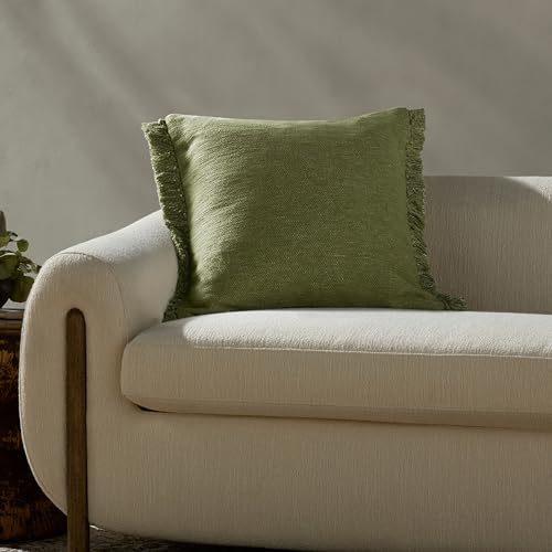 Loloi Magnolia Home Jett Green 22'' x 22'' Cover w/Poly Pillow