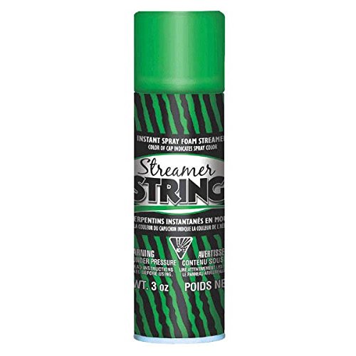 Green Streamer String 3oz, Party Favor