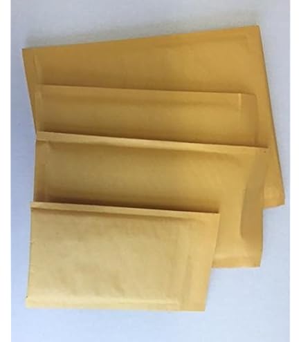 25 Buste Da Imballo Arancioni 10x14 Pollici (250x350mm) - Autoadesive E Resistenti