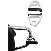 TCMT Chrome 1.25" Engine Guard Crash Bar Toe Rests Fit For Harley Road King Road Glide Street Glide Electra Glide 1988-2023 Softail Fat Bob Heritage Classic Street Bob Low Rider Dyna