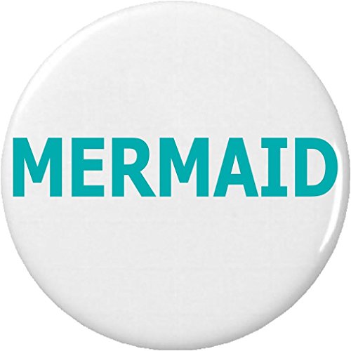 Mermaid 2.25â€ Large Pinback Button Pin