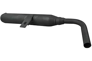 Wai Danie Motorcycle Muffler Pipe Exhaust Silencer Pipe System Part Compatible with Yamaha PW50 PY50 PW PY 50 PEEWEE ATV Quad Motocross Pit Kids Bike Motorcycle Part