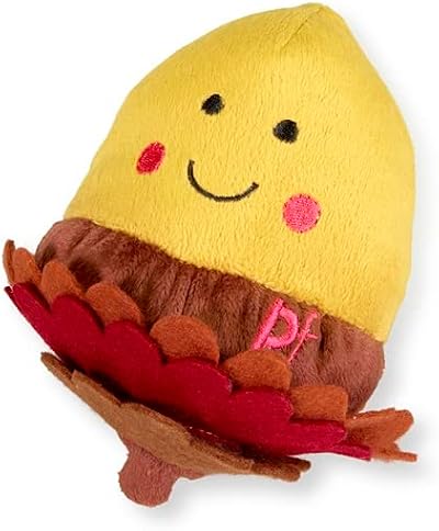 Petface Buddies Ally The Acorn Plush Dog Toy with Squeaker