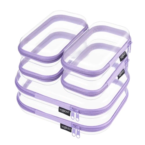 YQBRAO Clear Travel Organizer Cases