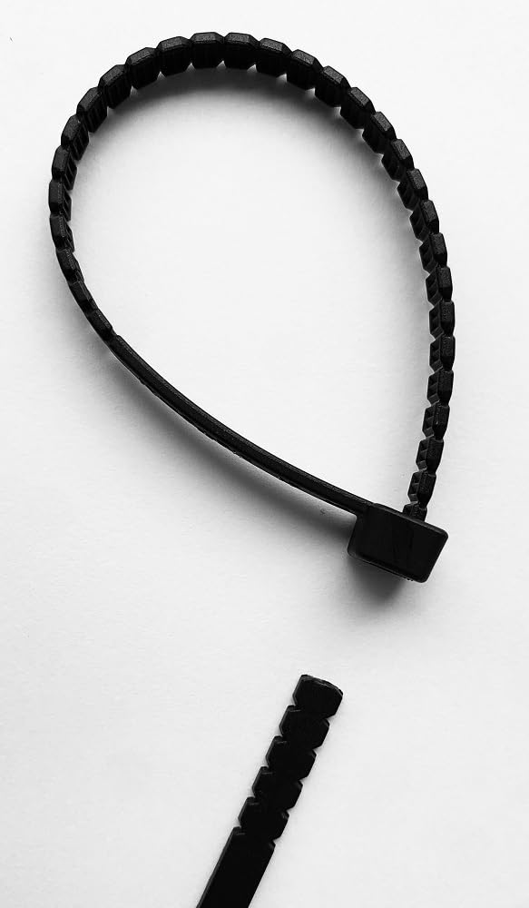 AHW Tools Cable Ties, UV-Resistant Twist & AB Pack of 100 Bags 300 x 4.6 mm (Indoor and Outdoor, Strong Tensile Force, Easy Turning, No Sharp Edges, No Scissors Required) 6600030046