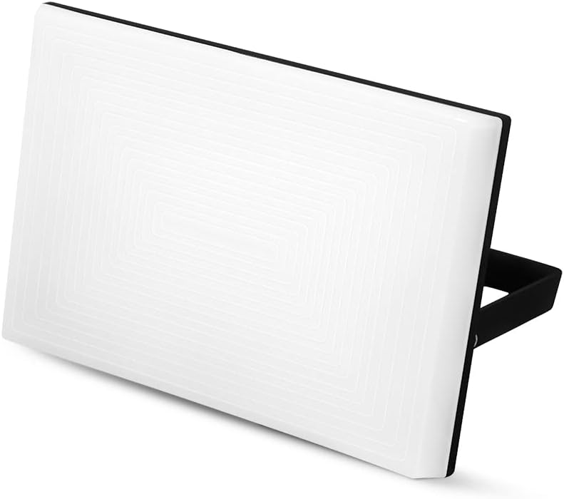 - Foco LED Design para iluminación exterior, 50 W, Luz Fría 6000 K, Impermeable IP65, 4750 lm, Blanco
