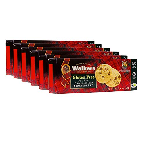 Walkers Shortbread GlutenFree Chocolate Chip Shortbread Cookies, 4.9