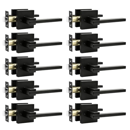 Orger Privacy Lever Handle Lock Black