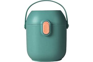 EUBUY Baby Formula Dispenser, Portable Milk Powder Formula Dispenser with Carry Handle, Scoop and Leveller for Travel, Can Hold 5.3oz/0.33lb/150g Formula