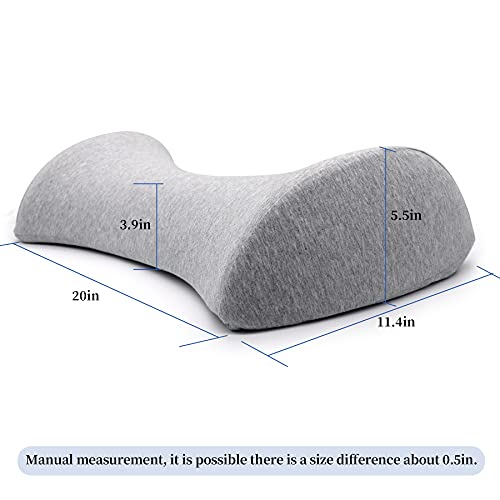 Lumbar Support Pillow for Sleeping Memory Foam Lumbar Stretch Pillow