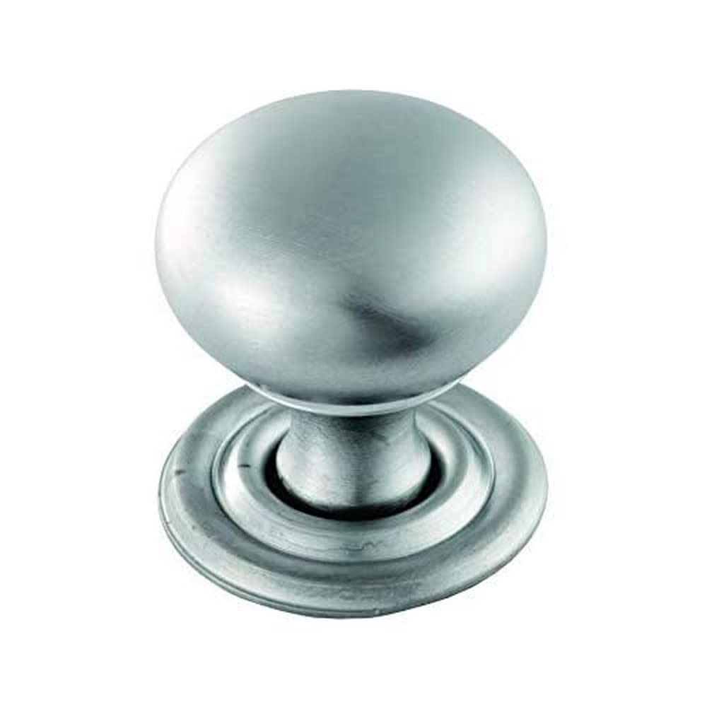 Carlisle Brass FTD1265CSC Cupboard Knob, Satin Chrome, 38 mm