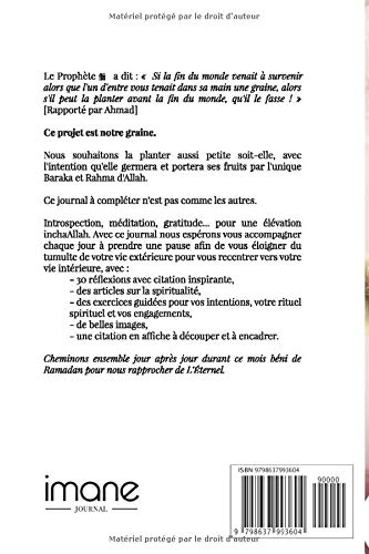 30 Jours De Meditation Pour Ramadan Mon Inspirant Journal Quotidien Amazon Co Uk El Mansouri Souad Berrara Dounya Books