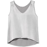PJ Harlow Womens Jill - V Neck Satin Tank