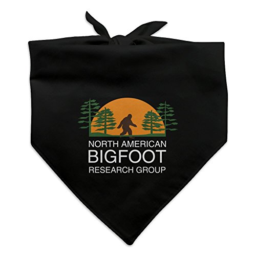 North American Bigfoot Research Group Dog Pet Bandana - Black