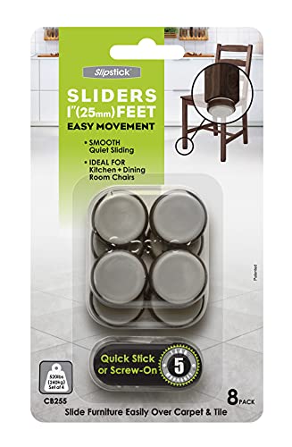 Slipstick Pieds de chaise 2,5 cm, marron, CB255